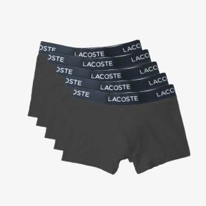 Lacoste 5-pack Stretch Bomull Trunks Grå | 8690-SFZRG