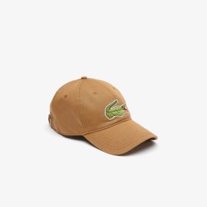 Lacoste Adjustable Organic Bomull Twill Brune | 0415-PMLYT