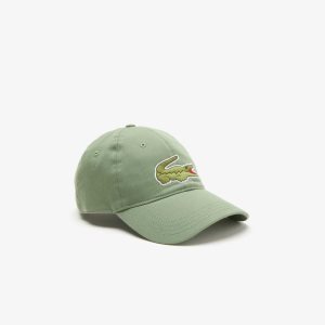 Lacoste Adjustable Organic Bomull Twill Khaki Grønn | 7983-NZFWB