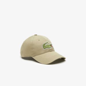 Lacoste Adjustable Organic Bomull Twill Beige | 8154-LQNGR