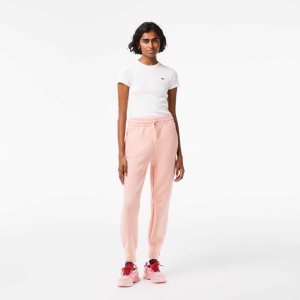 Lacoste Bomull Jersey Trackpants Rosa | 4081-GHEKQ