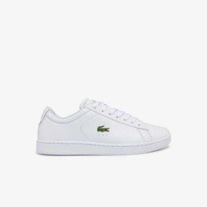 Lacoste Carnaby BL Lær Hvite Hvite | 9326-JALQR