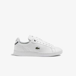 Lacoste Carnaby Pro BL Lær Tonal Hvite Marineblå | 5310-OIAYX