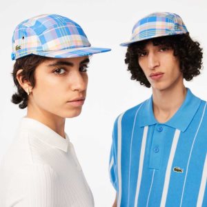 Lacoste Checkerboard Blå Hvite | 1423-XCEIG