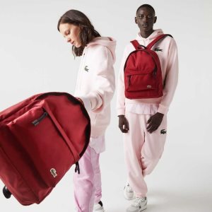 Lacoste Computer Compartment Backpack Rød | 6348-TIMFH