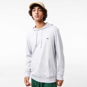 Lacoste Hette Bomull Jersey Sweatshirt Grå | 1234-BPFAY