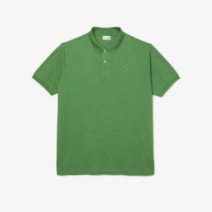 Lacoste Høye Fit Bomull Petit Pique Grønn | 9345-YEZOR