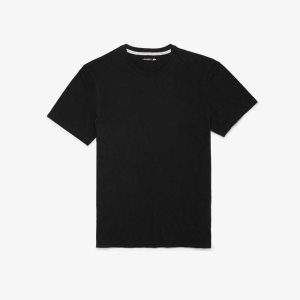 Lacoste Kort Sleeve Lounge Svarte | 5421-FWGIJ