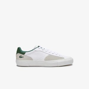 Lacoste L006 Lær Hvite Mørke Grønn | 0653-ISCLX