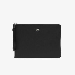 Lacoste L.12.12 Clutch Purse Svarte | 4017-NLUZE