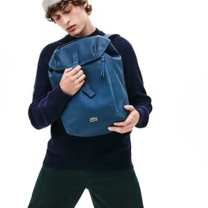 Lacoste L.12.12 Concept Flap Coated Canvas Backpack Multicolor | 3420-NZKAC