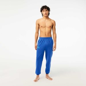 Lacoste Lette Lounge Pants Blå | 7315-KQONB