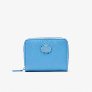 Lacoste Metal Plate Small Zip Wallet Multicolor | 7694-UKNPF