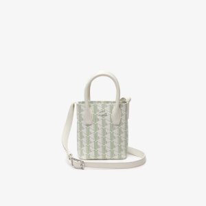 Lacoste Monogram Print Mini Satchel Multicolor | 3590-IGZAT