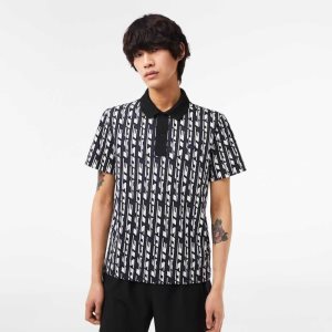 Lacoste Movement Two-Tone Printed Blå Hvite | 3768-TUBCJ