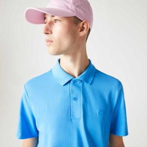 Lacoste Movement Ultra Light Pique Blå | 0379-MFBXU