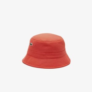 Lacoste Organic Bomull Bucket Oransje | 3402-SMKUY