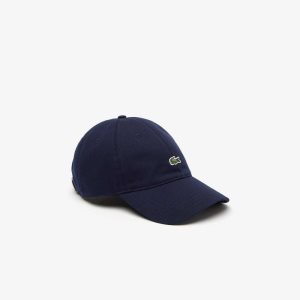 Lacoste Organic Bomull Twill Marineblå Blå | 4160-FIOHQ