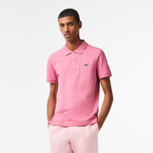 Lacoste Original L.12.12 Slim Fit Petit Pique Bomull Rosa | 5047-YSUPK