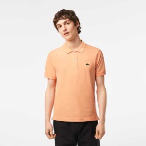 Lacoste Original L.12.12 Slim Fit Petit Pique Bomull Lyse Oransje | 5180-RQDUB