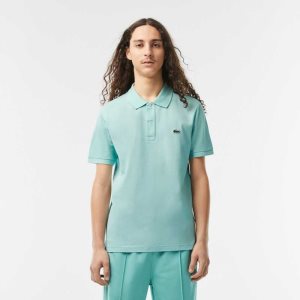 Lacoste Original L.12.12 Slim Fit Petit Pique Bomull Mint | 7983-BSOGN