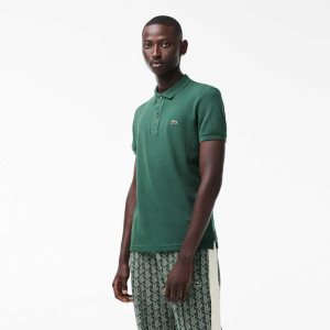 Lacoste Original L.12.12 Slim Fit Petit Pique Bomull Grønn | 9584-IJCHQ