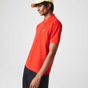 Lacoste Original L.12.12 petit pique cotton Rød | 0391-NJFVG