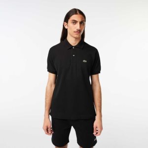 Lacoste Original L.12.12 petit pique cotton Svarte | 6103-PGAYM