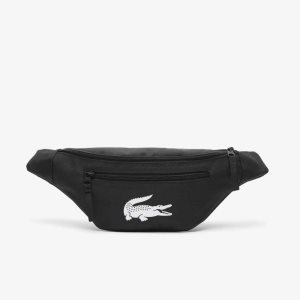 Lacoste Recycled Fiber Belt Svarte | 5934-BXRSO