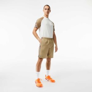 Lacoste Recycled Polyester Tennis Beige | 5610-GTJWA