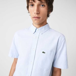 Lacoste Regular Fit Bomull Blå | 5701-MHVLB