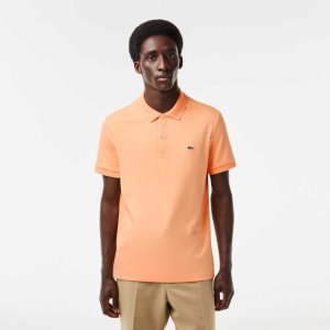 Lacoste Regular Fit Ultra Soft Bomull Jersey Lyse Oransje | 2509-RWOPH