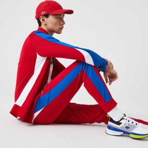 Lacoste SPORT Abrasion-Resistant Tennis Rød Blå Hvite | 5972-EZGJK