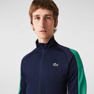 Lacoste SPORT Classic Fit Zip Tennis Marineblå Blå Grønn Hvite | 6097-ZIVRE