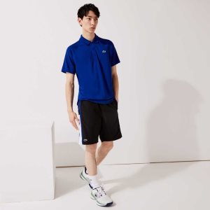 Lacoste SPORT Colorblock Panels Lette Svarte Hvite Blå | 3159-ELBMQ