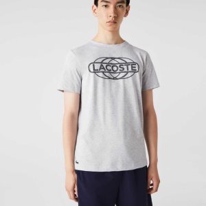 Lacoste SPORT Organic Jersey Grå | 9516-WJFPD