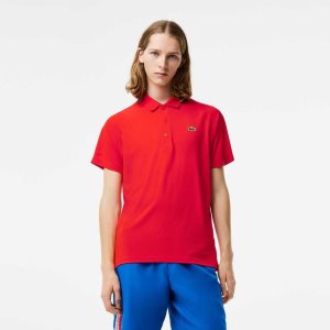 Lacoste SPORT Pustende Abrasion-Resistant Interlock Rød | 9582-XLZIE