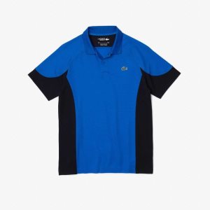 Lacoste SPORT Regular Fit Colorblock Golf Blå Marineblå Blå | 6740-IUHVQ