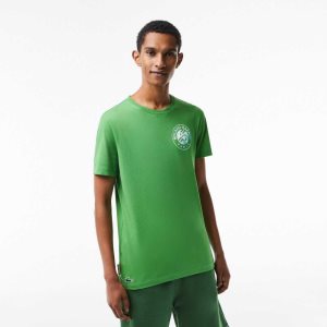 Lacoste SPORT Roland Garros Edition Logo Grønn | 4273-LSDTO