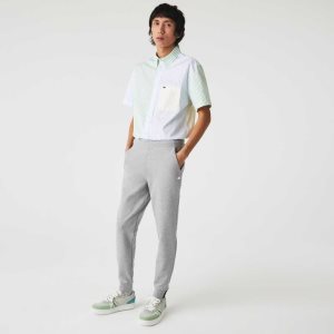 Lacoste Slim Fit Heathered Bomull Blend Tracksuit Grå | 1592-UMKYL