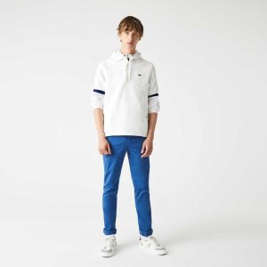 Lacoste Slim Fit Stretch Bomull Blå | 1754-ZOLQR