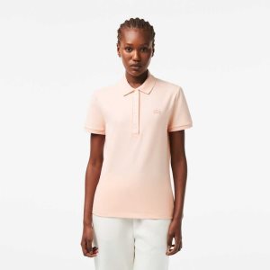 Lacoste Slim Fit Stretch Bomull Pique Lyse Rosa | 0398-PRSYX