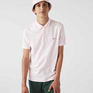 Lacoste Smart Paris Stretch Bomull Lyse Rosa | 7603-GSBYM