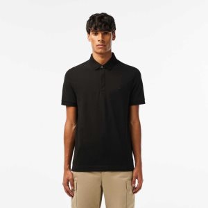 Lacoste Smart Paris Stretch Bomull Svarte | 2845-YFOGV