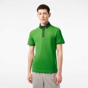 Lacoste Smart Paris with cotton Petit Pique Grønn | 3719-RHBFO