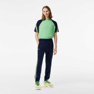 Lacoste Tennis Abrasion-Resistant Track Marineblå Blå | 9321-KXTUB