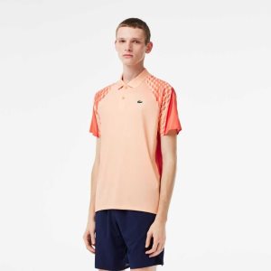 Lacoste Tennis x Novak Djokovic Tricolor Lyse Oransje Oransje Rød | 2390-MDXYA