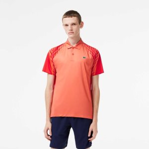 Lacoste Tennis x Novak Djokovic Tricolor Oransje Rød Oransje | 5128-IOMLG