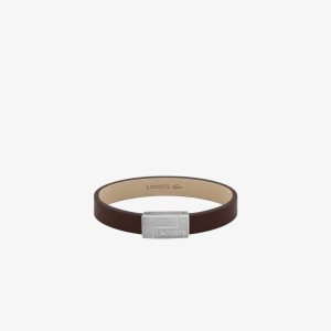 Lacoste Traveler Bracelet Brune | 3157-UKESO