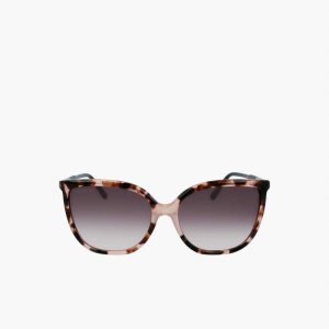 Lacoste Tubular Temple Butterfly Acetate Rosa | 1698-QYHOG